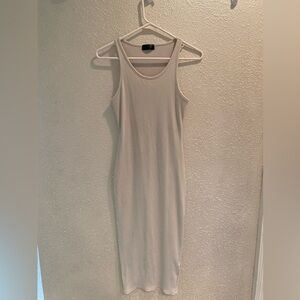 Cream Sleeveless Dress